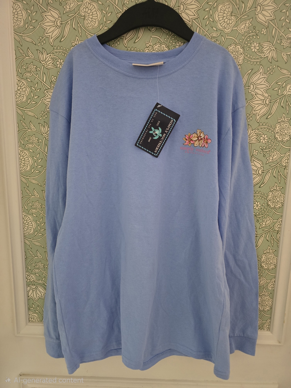 Simply Southern "Fab-Boo-Lous" Halloween Long-sleeve Graphic Shirt - Picture 3 of 10